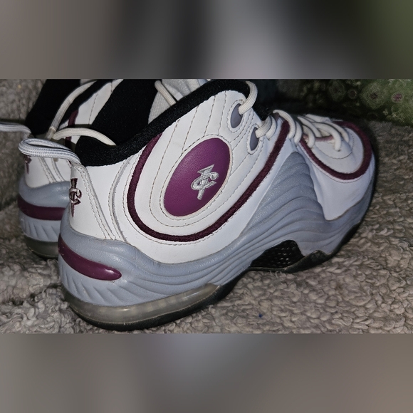 NIKE Air Max Penny 2 II Rosewood Sneakers Sz.6.5/7 Mid Top Shoes DV1163-100 - Picture 6 of 16